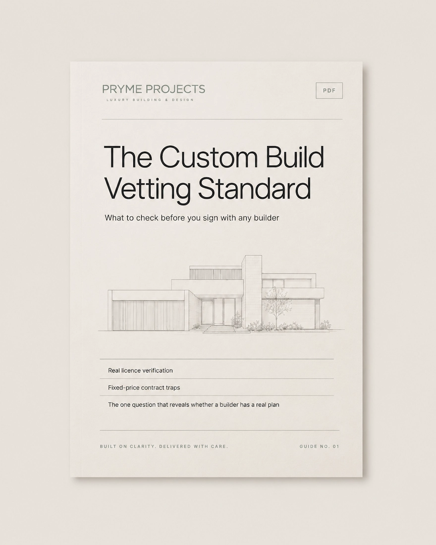 Preview of the Pryme Projects builder-check guide